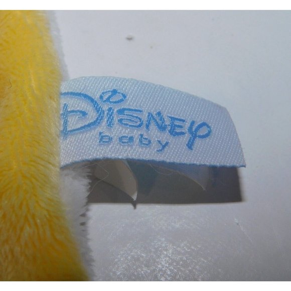 Disney Baby Winnie the Pooh Tan Yellow knotted Corners Plush Security Blanket - Picture 4 of 6